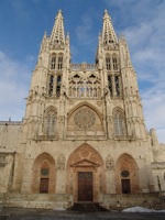 Fachada  principal de la Catedral de Burgos
