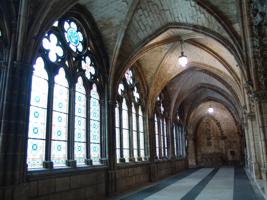 Pasillo del claustro de la Catedral de Burgos
