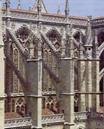 Arbotantes y botareles - Catedral de León