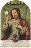 Cristo con el cáliz - Juan de  Juanes