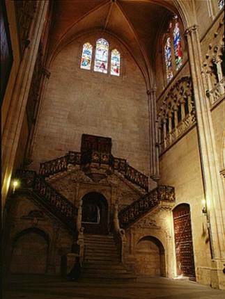 Escalera dorada - catedral de Burgos